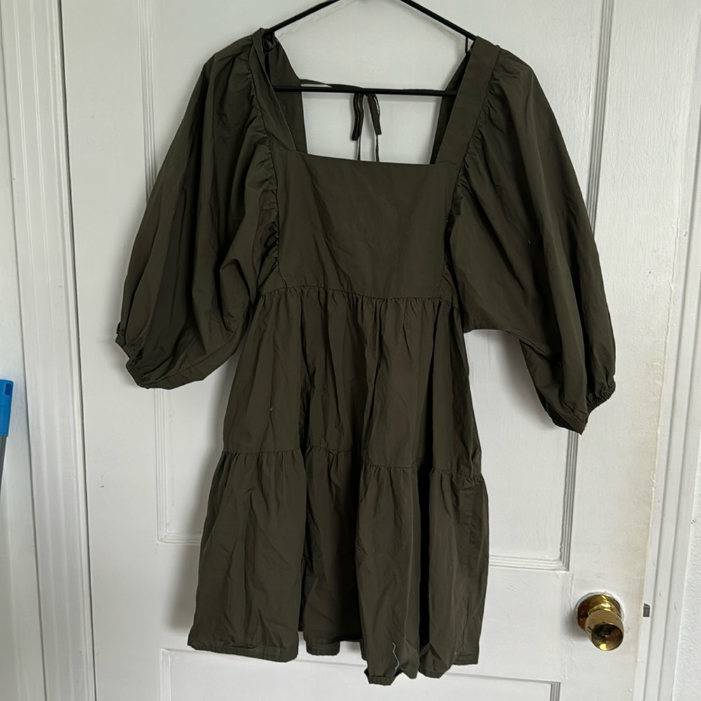 A New Day puff sleeve dress